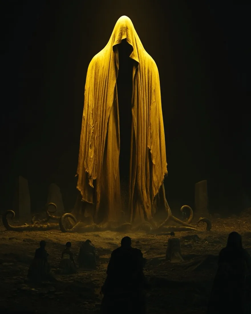 Brigi'Tekth lit yellow among the standing stones, its coils out in the grass and the summoners kneeling where they stopped.