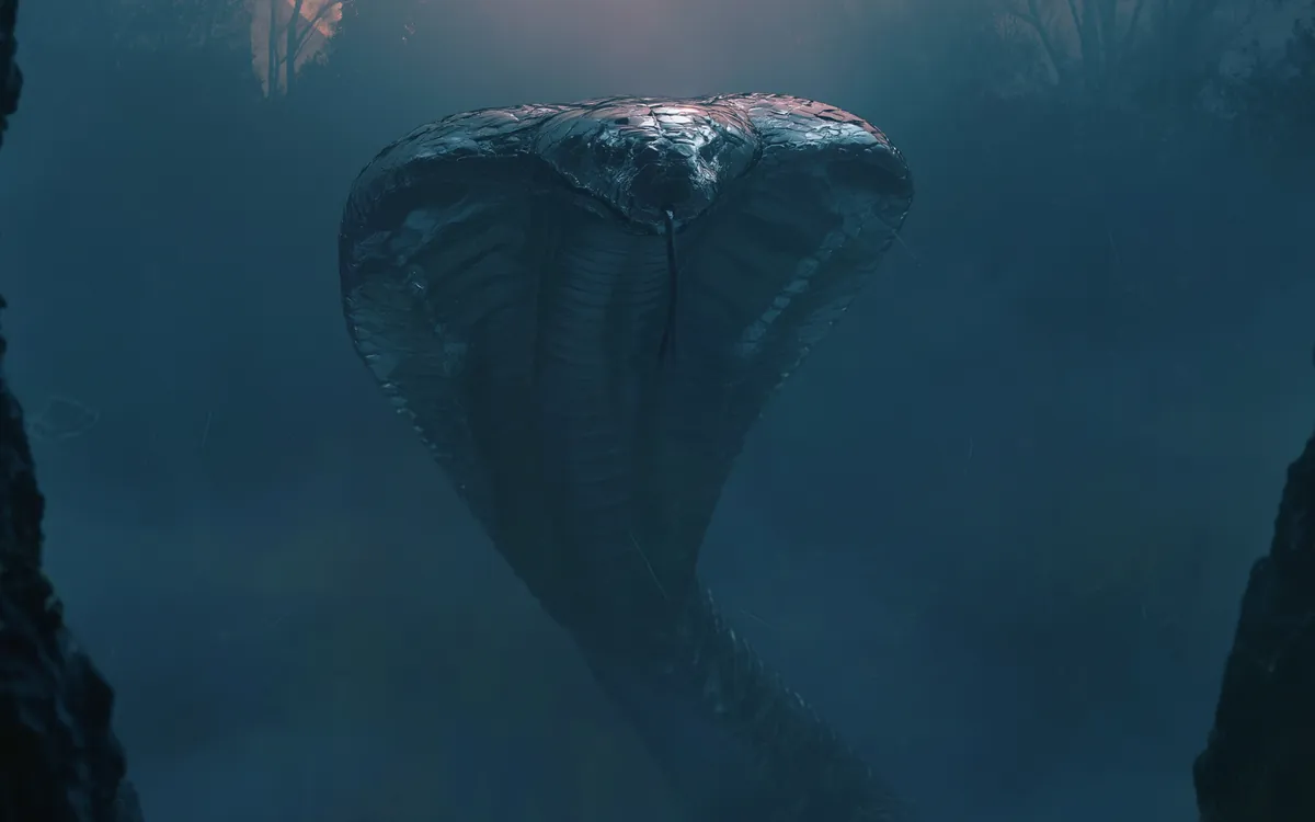 The fouler reaches at the edge of the mapped country, wet rock and standing mist with a Tusivol raised in the middle of it.